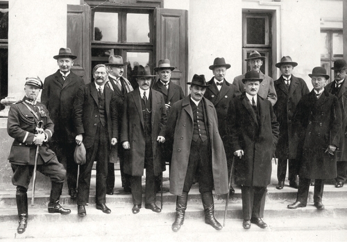 Premier Wincenty Witos i członkowie jego rządu