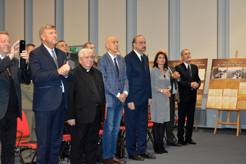 Uroczystość wręczenia Krzyży Wolności i Solidarności – Bydgoszcz, 19 XI 2018 r. Wśród gości Antoni Mężydło (wówczas poseł na Sejm)