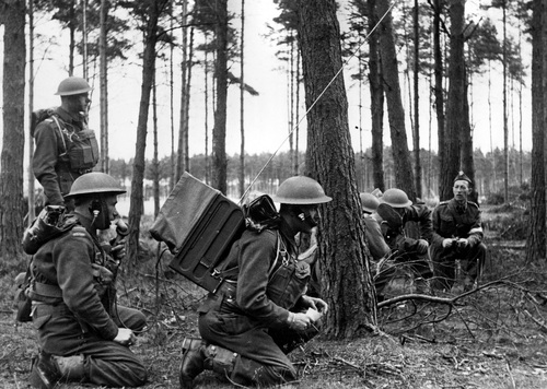 Ćwiczenia polskiej piechoty w Szkocji (fot. z zasobu NAC)