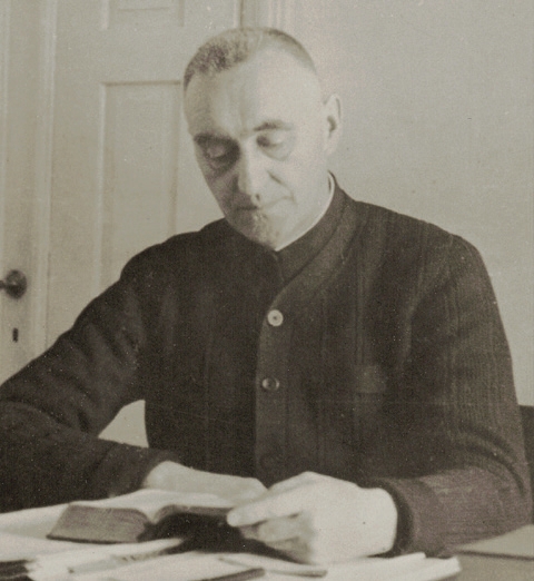 Ojciec Bogusław Waczyński, rektor Kolegium Jezuitów w Starej Wsi w latach 1942–1946