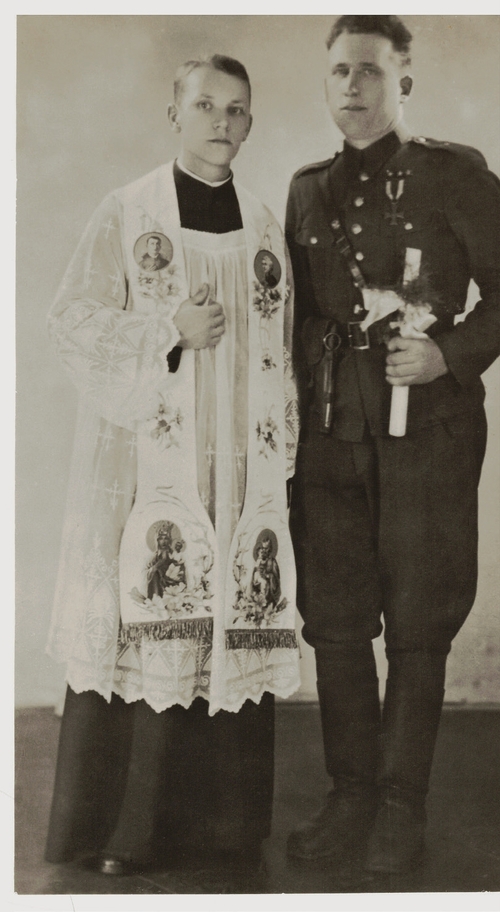 Pierwsza Komunia Święta chorążego Mariana Krajewskiego, styczeń 1946 roku