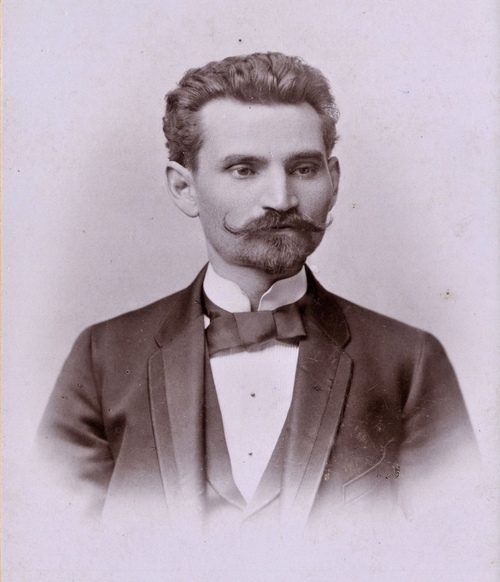 Zdjęcie portretowe Teofila Waligórskiego, około 1885 roku