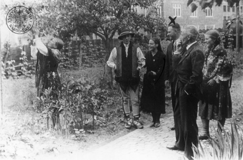 Henryk Szatkowski wśród górali. Zakopane, lata 1939–1944