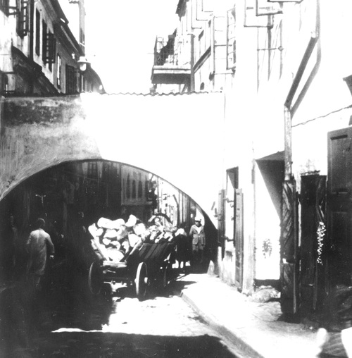 Ulica getta w Wilnie, 1940 r. (fot. z zasobu NAC)