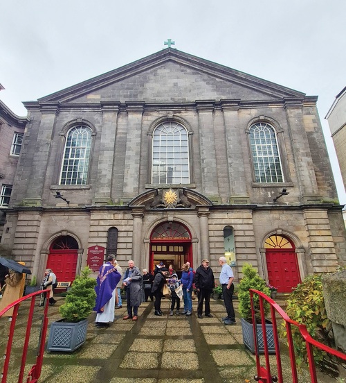 Kościół św. Piotra i Pawła w Edynburgu, do którego uczęszczał na niedzielne Msze św. gen. Maczek z rodziną. (fot. D. Iwaneczko)