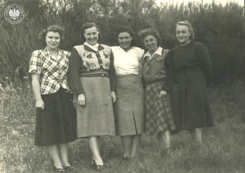 Zarząd Ligi Kobiet w 1950 r. (fot. z zasobu IPN)