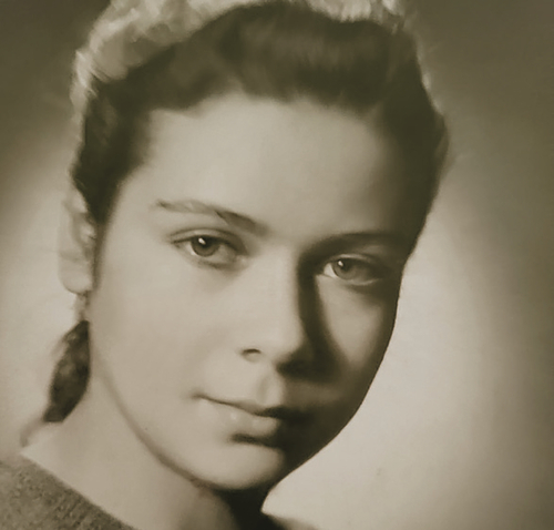 Młoda Krystyna Szwejcerówna (fot. ze zbiorów rodziny Szwejcerów)
