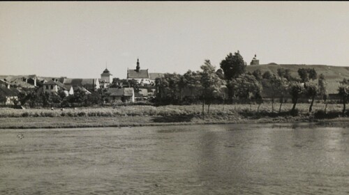 Pińczów od strony Nidy (fot. polona.pl)