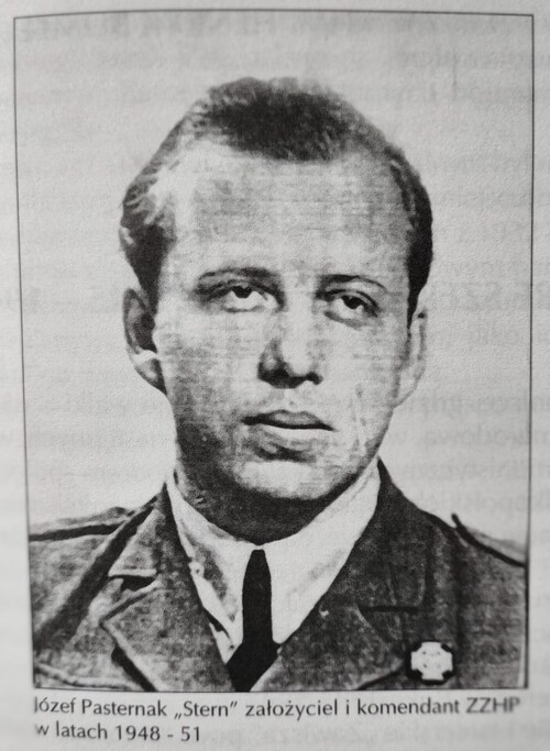 Józef Pasternak (fot. z książki pt. <i>Sowieckiemu zniewoleniu – Nie. Harcerska druga konspiracja [144-1956]</i>; praca zbiorowa z przedmową S. Broniewskiego „Orszy”, Warszawa 2003)