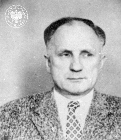 Zdjęcie policyjne SS-Sturmbannführera Richarda Baera, ostatniego komendanta KL Auschwitz, 1962 rok