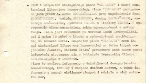 Informacja z grudnia 1986 r.