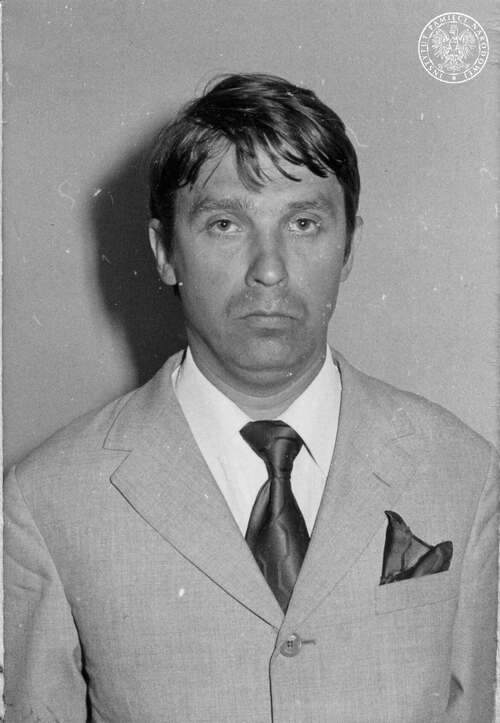 Emil Morgiewicz – jeden z liderów organizacji „Ruch” – fotografia z albumu rozpoznawczego do sprawy karnej II-Ds-29/70 (fot. z zasobu AIPN)