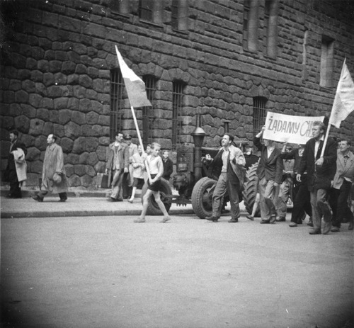 Protest z 28 czerwca 1956 roku (z zasobu IPN)