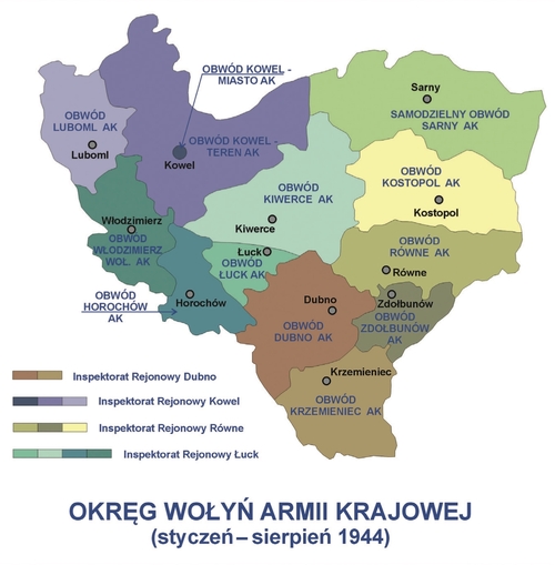 Okręg Wołyński AK (źródło: Lonio17/Wikipedia)