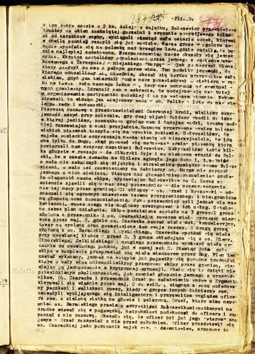 Dziennik podróży „Ekipy Wschód”, 1944 r. (z zasobu IPN)