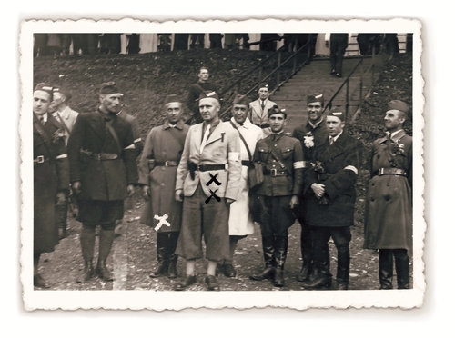 Żołnierze Batalionu Ochrony Powstania nad rzeką Wilią, po 10 lipca 1944 roku