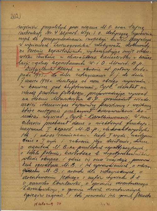 Wyrok Wojskowego Sądu Rejonowego w Warszawie, 23 sierpnia 1946 r. (z zasobu AIPN)