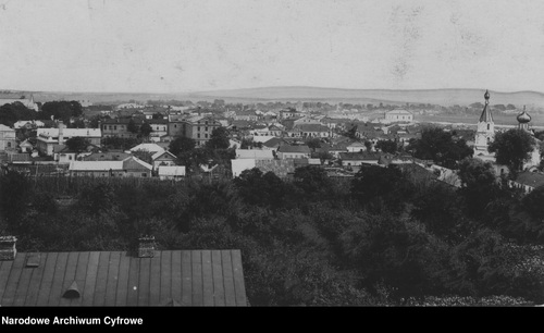 Dubno, województwo wołyńskie. Panorama miasta (fot. ze zbiorów NAC)