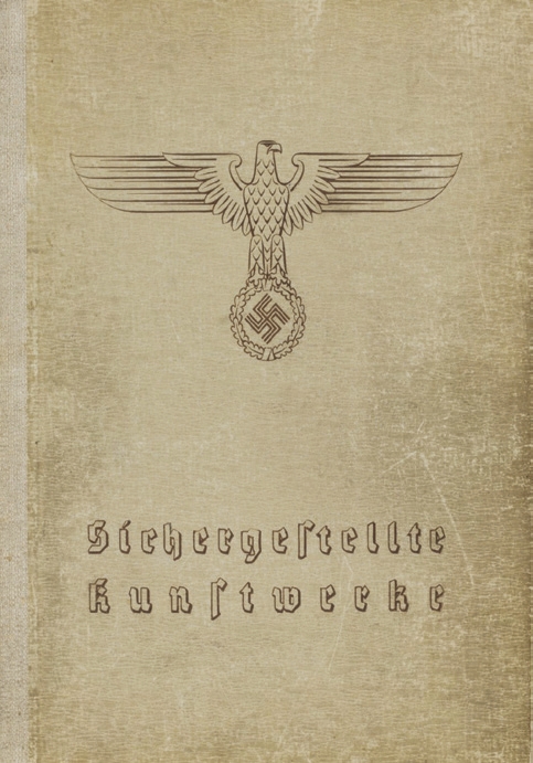 Strona tytułowa katalogu Sichergestellte Kunstwerke (fot. domena publiczna)