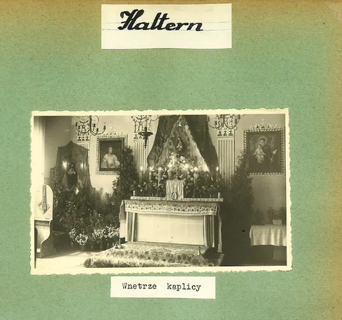 Kaplica obozowa z 1946 r. – z Haltern (ze zbiorów Polskiej Misji Katolickiej w Niemczech / <i>Delegatur der Deutschen Bischofskonferenz für die polnischsprachige Seelsorge in Deutschland</i>)