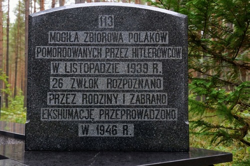 Mogiły ofiar niemieckich zbrodni w Lasach Piaśnickich, 2023 r. (fot. IPN)