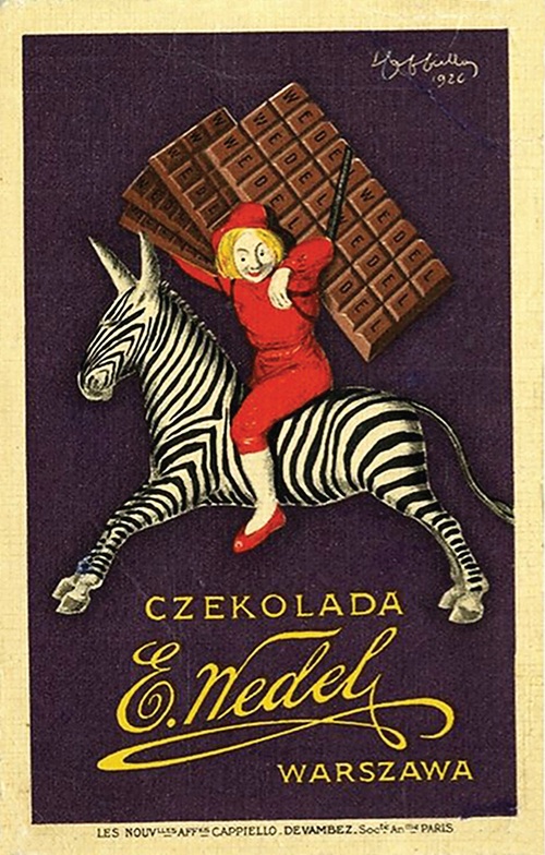 Reklama firmy Wedla z 1927 r. (fot. domena publiczna)
