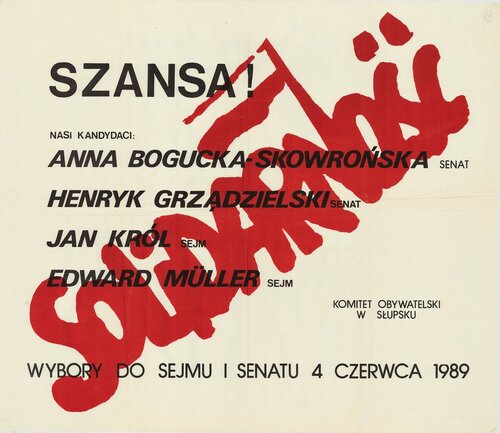 Materiały dotyczące wyborów do Sejmu i Senatu w 1989 roku archiwalne z Oddziałowego Archiwum IPN w Gdańsku