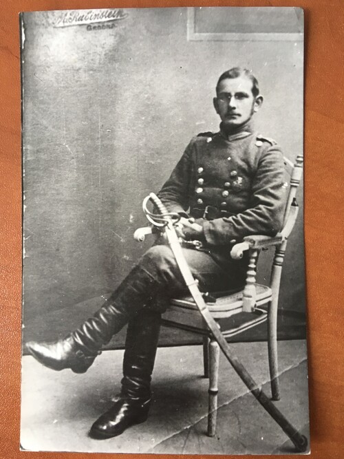 plut. Stefan Szyłkiewicz z 13. Pułku Ułanów Wileńskich, Masiewnia 1919 r.  (IPN Bi 655/3)