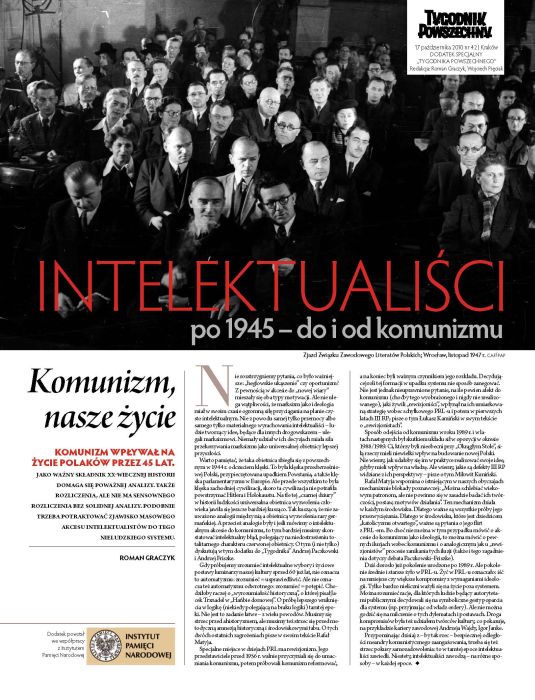 Intelektualiści po 1945  – do i od komunizmu