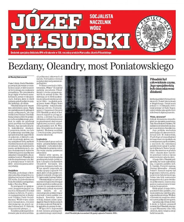 Józef Piłsudski – socjalista, naczelnik, wódz