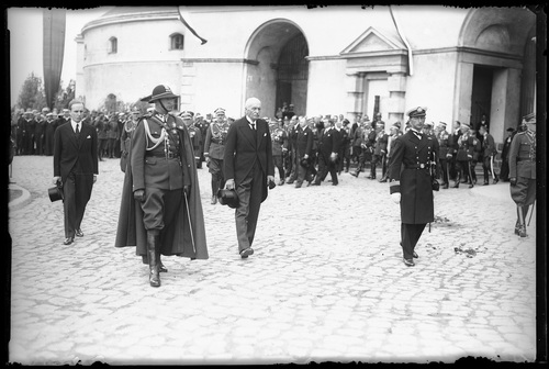 Pogrzeb gen. Gustawa Orlicza-Dreszera. Widoczny m.in. prezydent Ignacy Mościcki, 19 lipca 1936 (NAC)