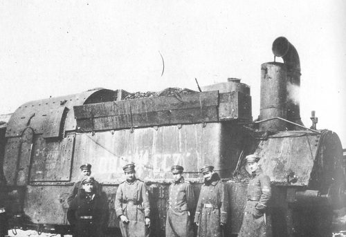 Dowództwo pociągu pancernego „Odsiecz”, 1918 r.