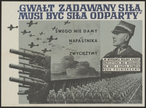 Plakat propagandowy z 1939 r.