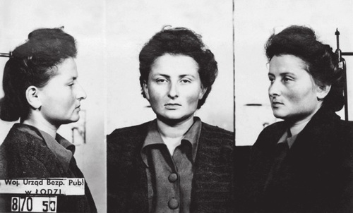 Zdjęcie sygnalityczne Zofii Dwornik, rok 1950 (AIPN)