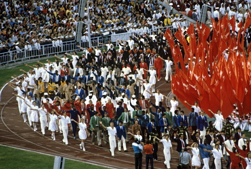 Ceremonia zamknięcia 22. Igrzysk Olimpijskich w Moskwie (Wikipedia/©CC BY-SA 3.0)