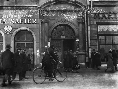 Krakowska siedziba Stronnictwa Narodowego w "Szarej Kamienicy", 1933 r. (NAC)