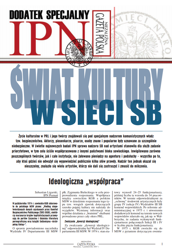 Świat kultury w sieci SB