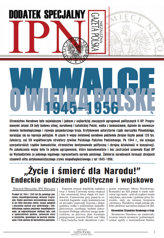 W walce o wielką Polskę 1945-1956